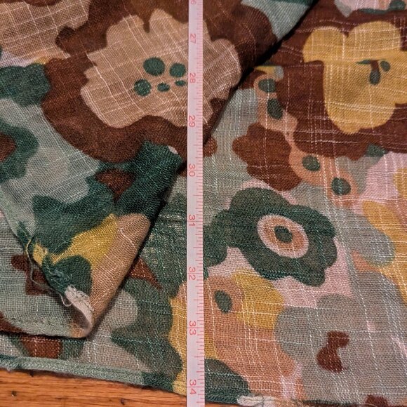 Fossil Floral Scarf — Lightweight & Breezy - Picture 3 of 5